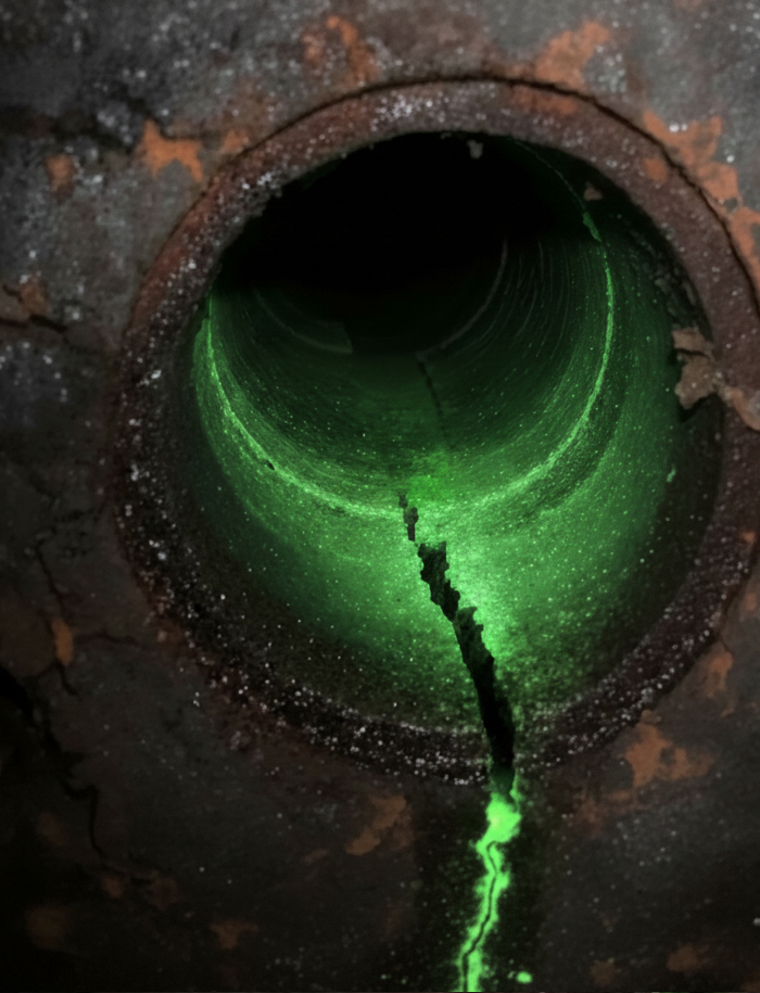 Réparation canalisation encastrée