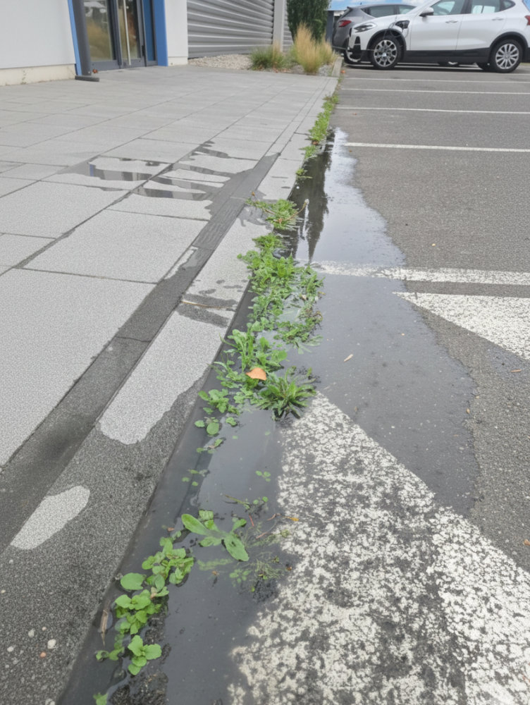 Colorant fluorescent dans canalisation